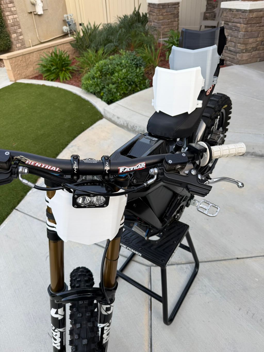 Motocutz Style Front Number Plate