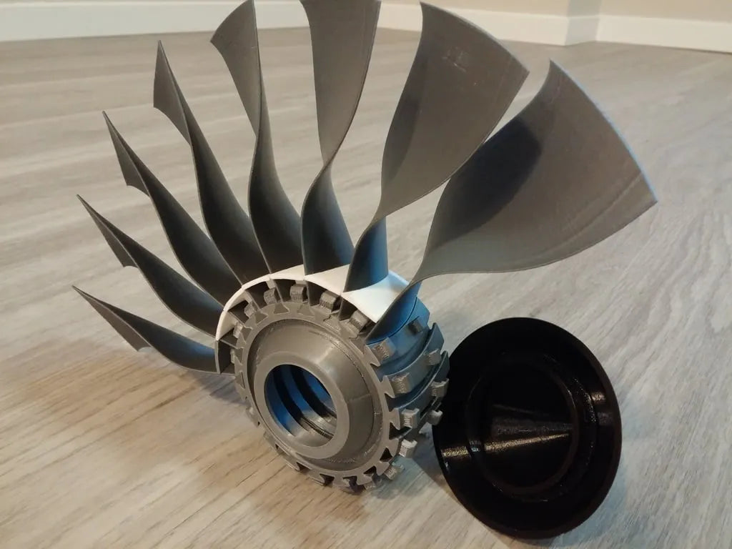 High Bypass Jet Engine Fan