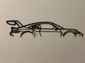 Porsche GT3RS Outline Wall Art