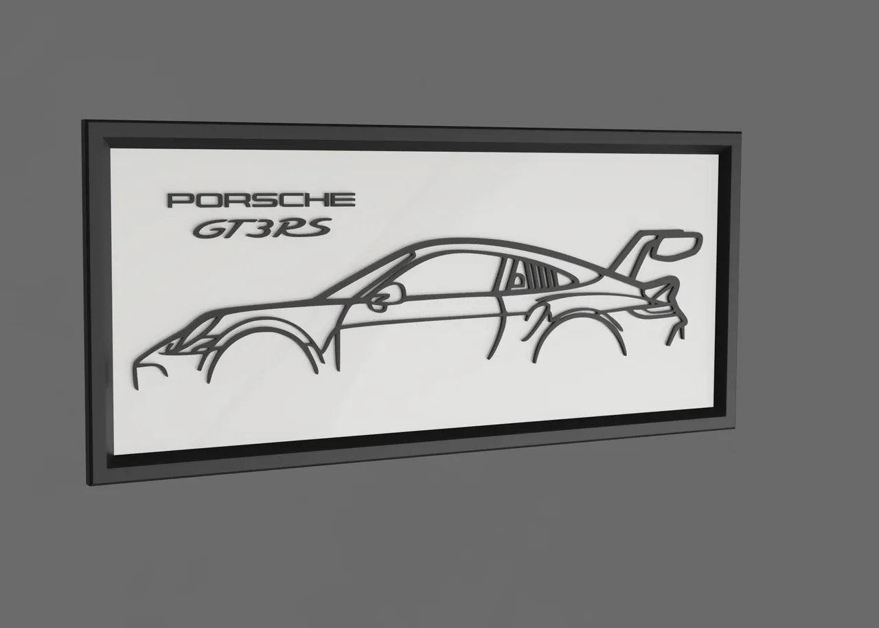 GT3RS Plaque Wall Art